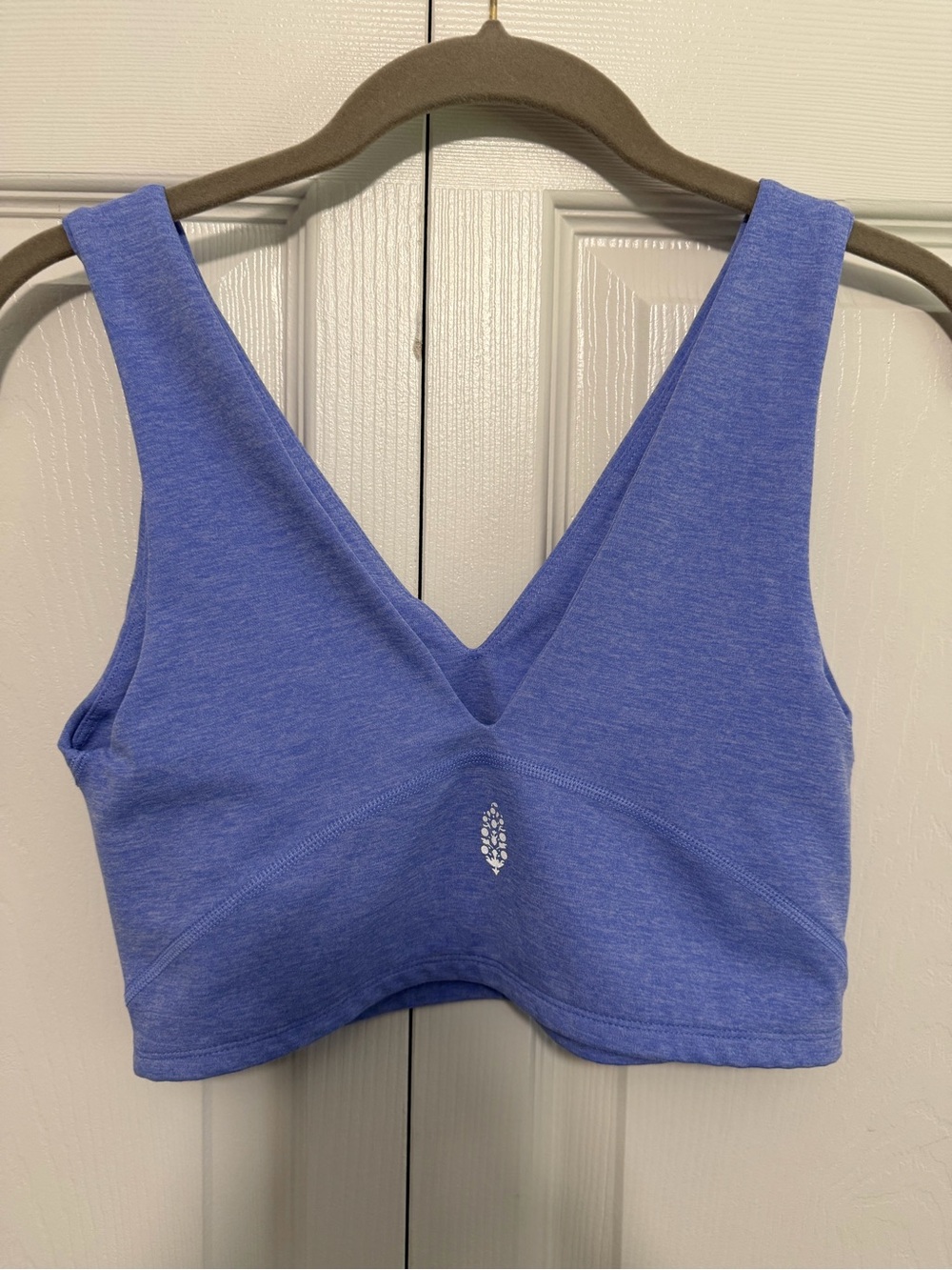 FP Movement by Free People Never Better Heather Crop Top in Purple Size S VGUC‎ - Picture 2 of 4